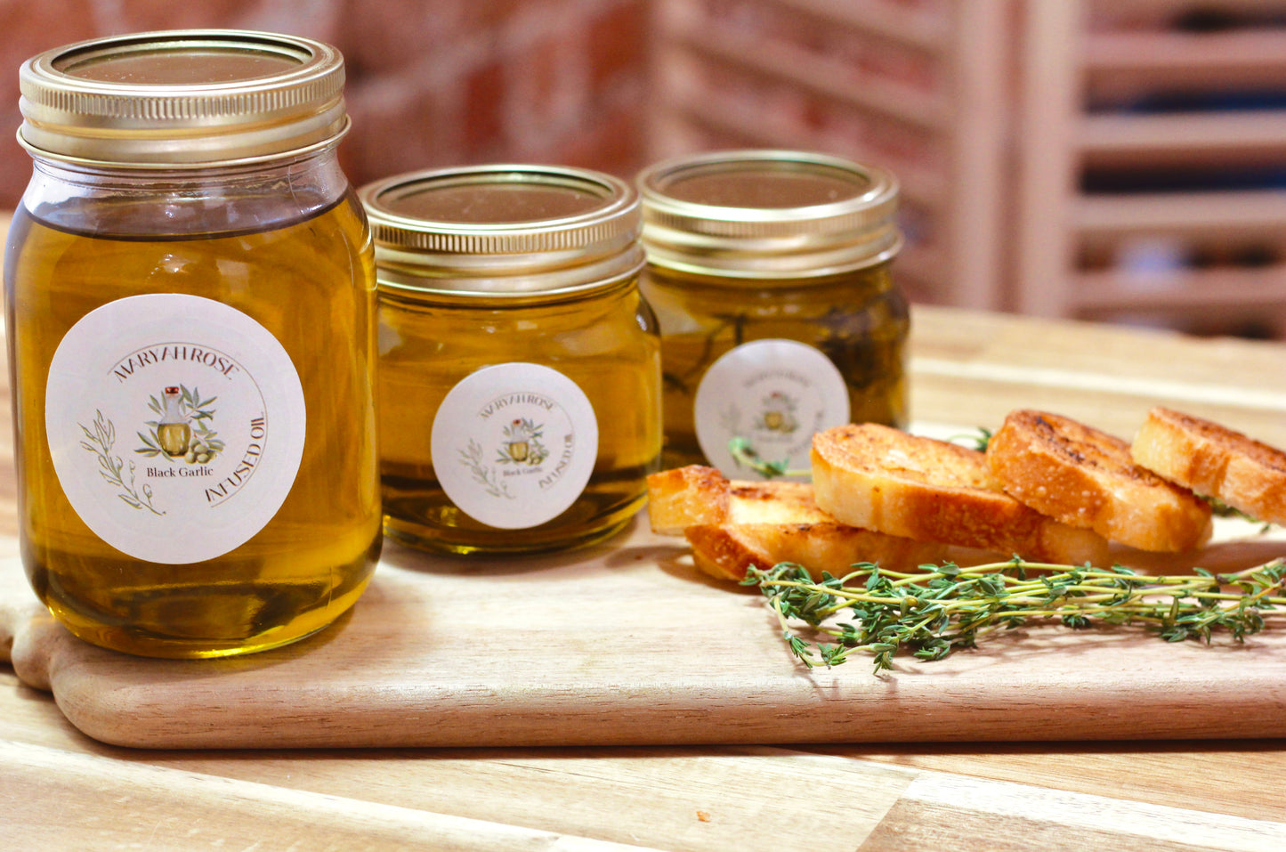 Black Garlic Infused Oil